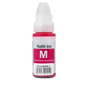 Yhteensopiva Canon GI-490 magenta mustepullo mustesuihkutulostimelle