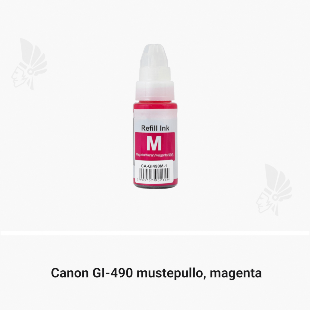 Canon GI-490 mustepullo, magenta - Yhteensopivat tulostinmallit