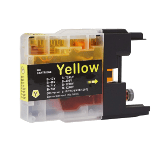 Yhteensopiva Brother LC1280XLY keltainen mustekasetti mustesuihkutulostimelle