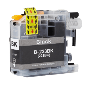 Yhteensopiva Brother LC221BK musta mustekasetti mustesuihkutulostimelle