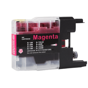 Yhteensopiva Brother LC1220M magenta mustekasetti mustesuihkutulostimelle