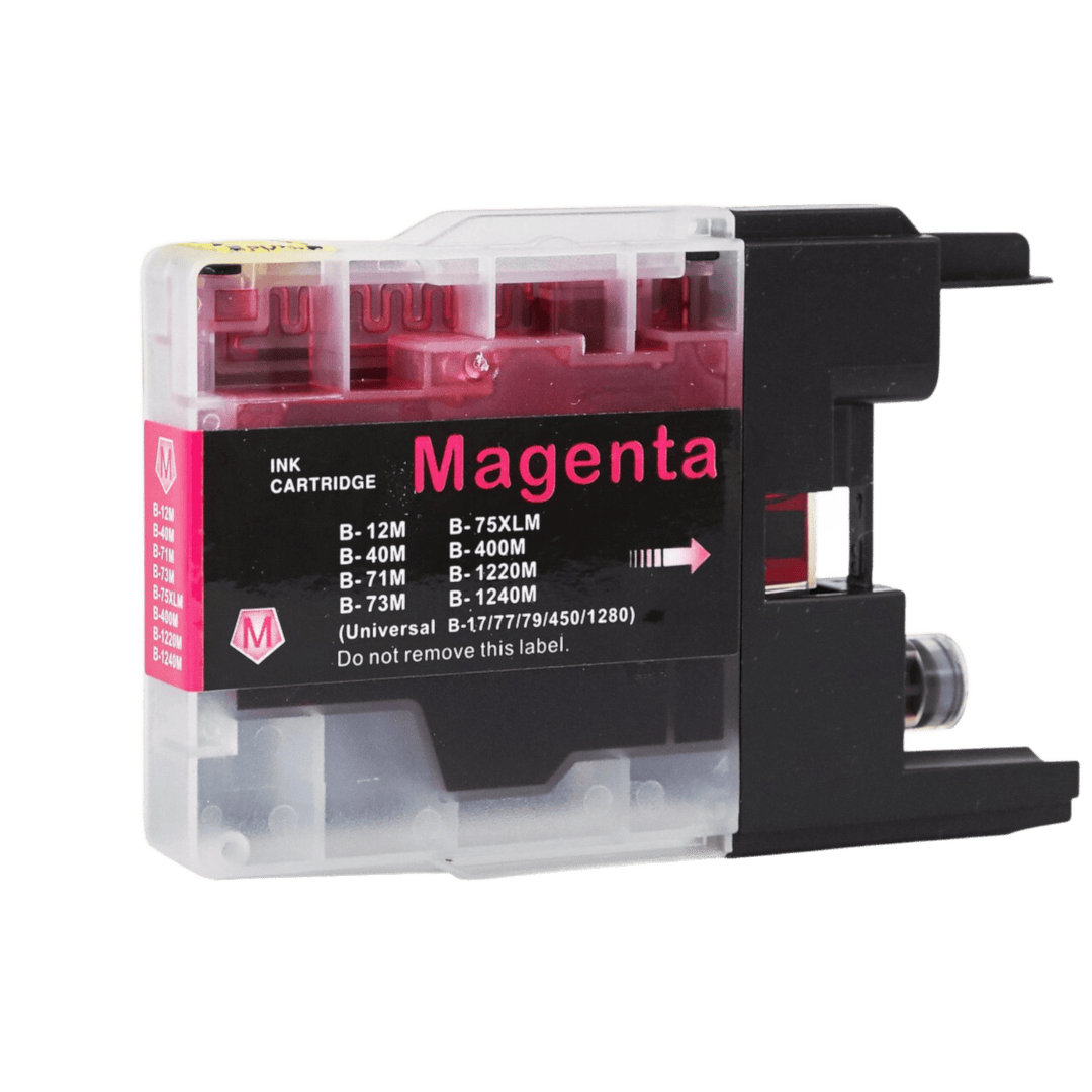 Yhteensopiva Brother LC1220M magenta mustekasetti mustesuihkutulostimelle