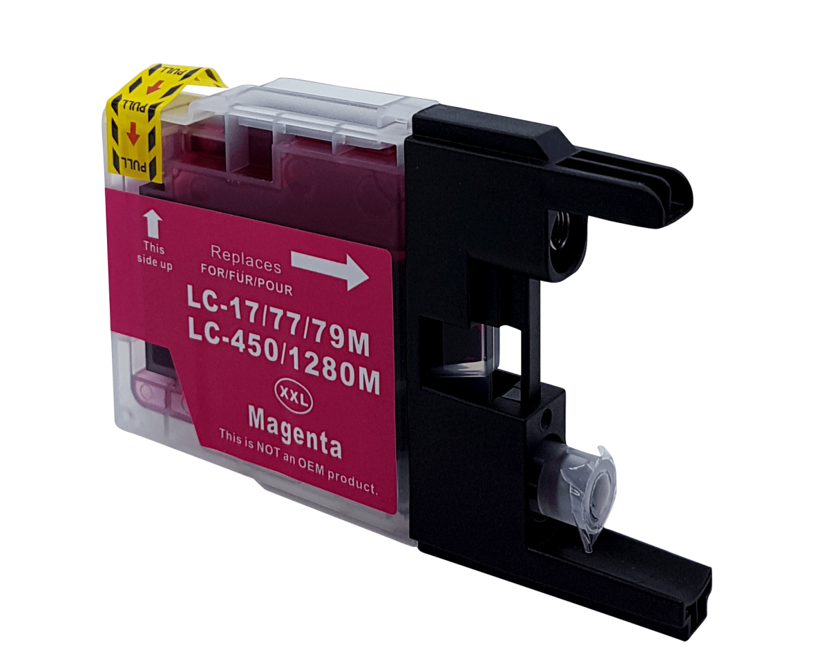 Brother LC1280XLM -mustekasetti, magenta - tarvike, premium