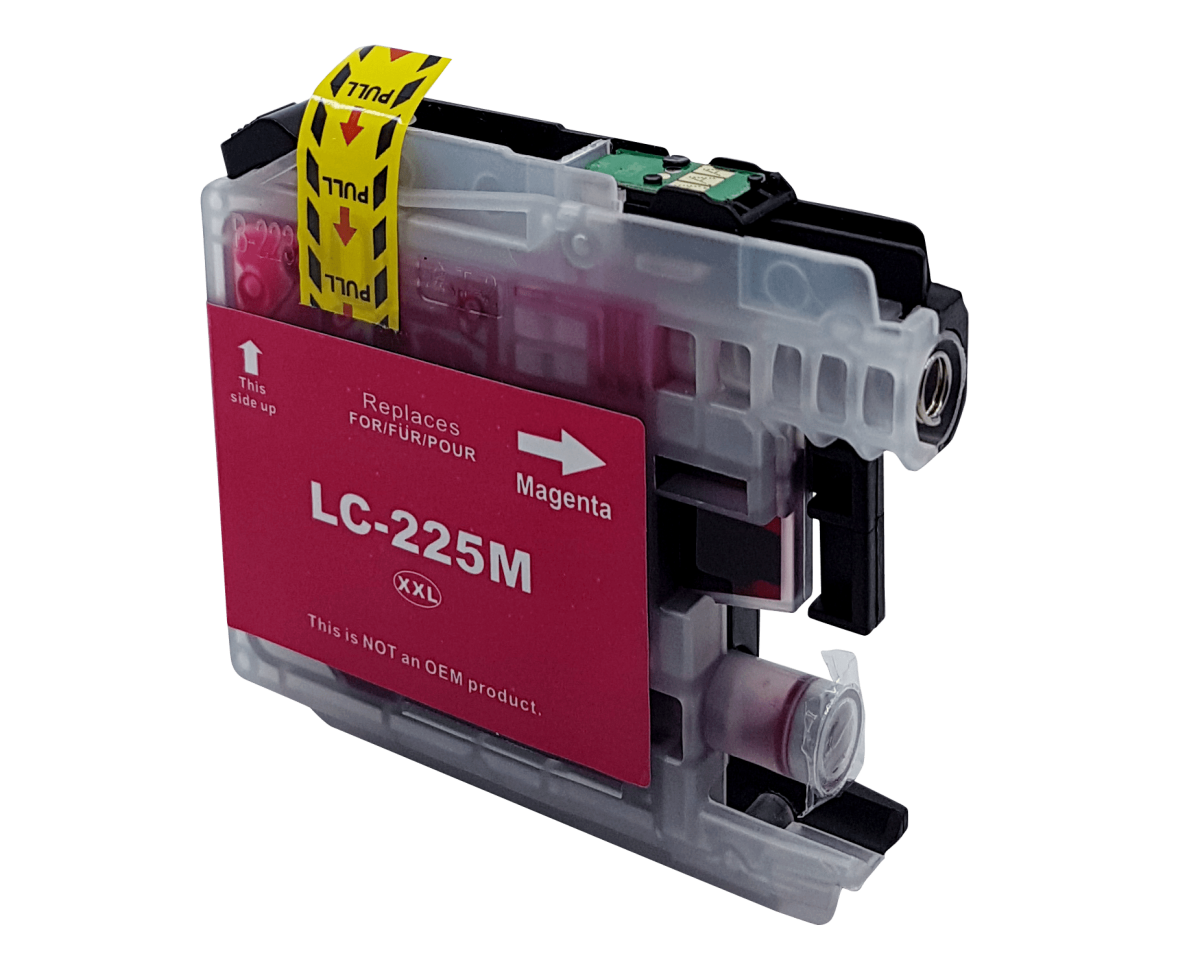 Brother LC225XLM -mustekasetti, magenta - tarvike, premium