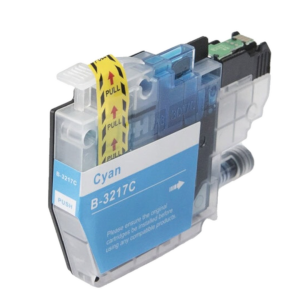 Yhteensopiva Brother LC3217C syaani mustekasetti mustesuihkutulostimelle