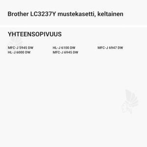 Brother LC3237Y mustekasetti, keltainen - Yhteensopivat tulostinmallit
