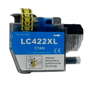 Yhteensopiva Brother LC422XLC syaani mustekasetti mustesuihkutulostimelle