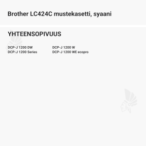 Brother LC424C mustekasetti, syaani - Yhteensopivat tulostinmallit