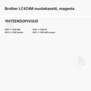 Brother LC424M mustekasetti, magenta - Yhteensopivat tulostinmallit