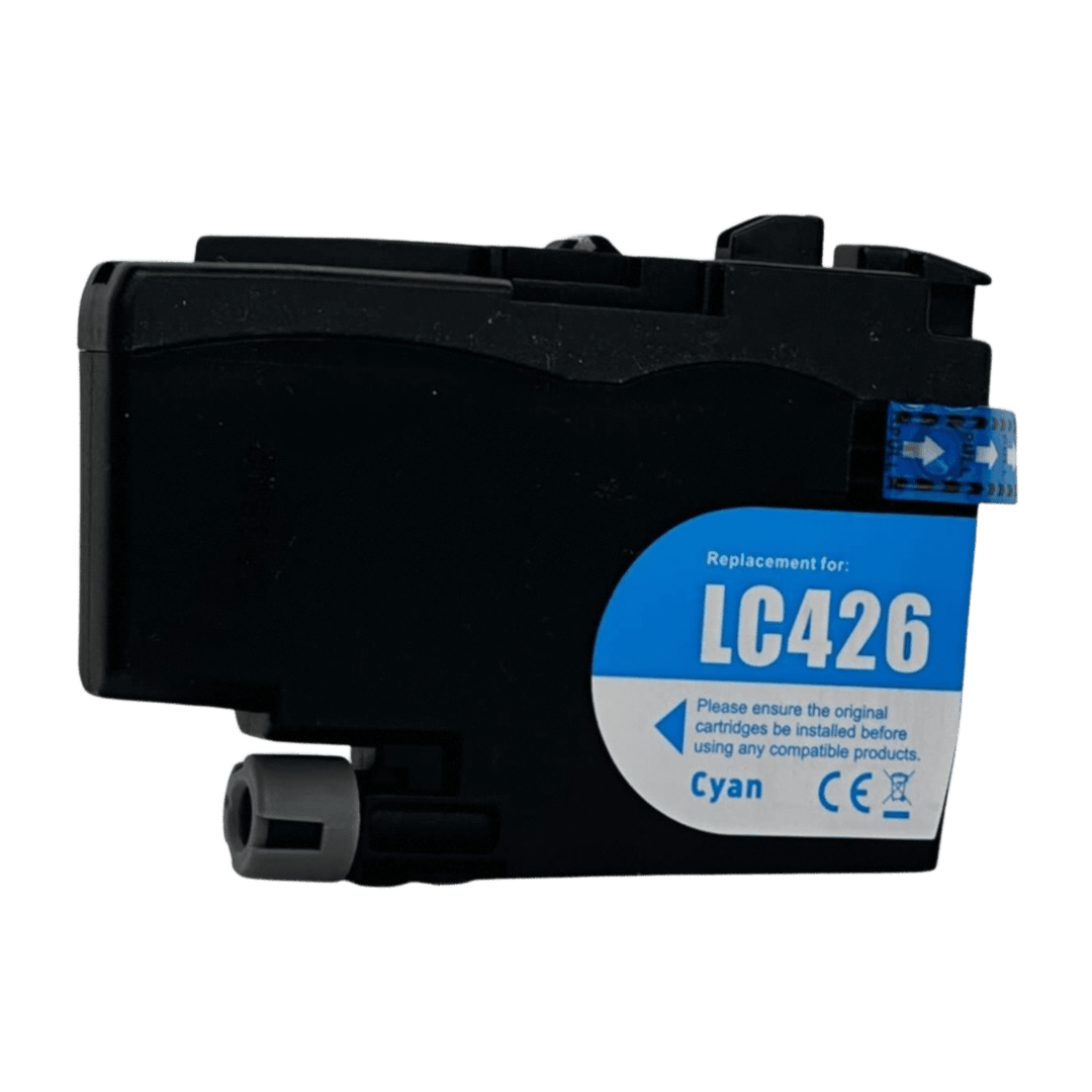 Yhteensopiva Brother LC426XLC syaani mustekasetti mustesuihkutulostimelle