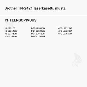 Brother TN-2421 laserkasetti, musta - Yhteensopivat tulostinmallit