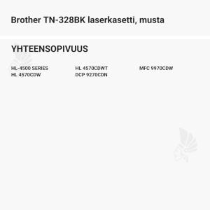 Brother TN-328BK laserkasetti, musta - Yhteensopivat tulostinmallit