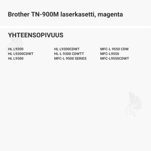Brother TN-900M laserkasetti, magenta - Yhteensopivat tulostinmallit