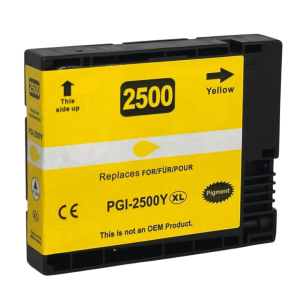 Yhteensopiva Canon PGI-2500 keltainen mustekasetti mustesuihkutulostimelle