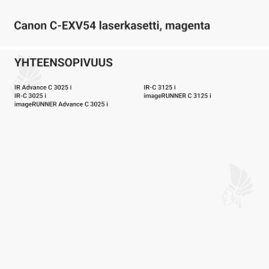 Canon C-EXV54 laserkasetti, magenta - Yhteensopivat tulostinmallit