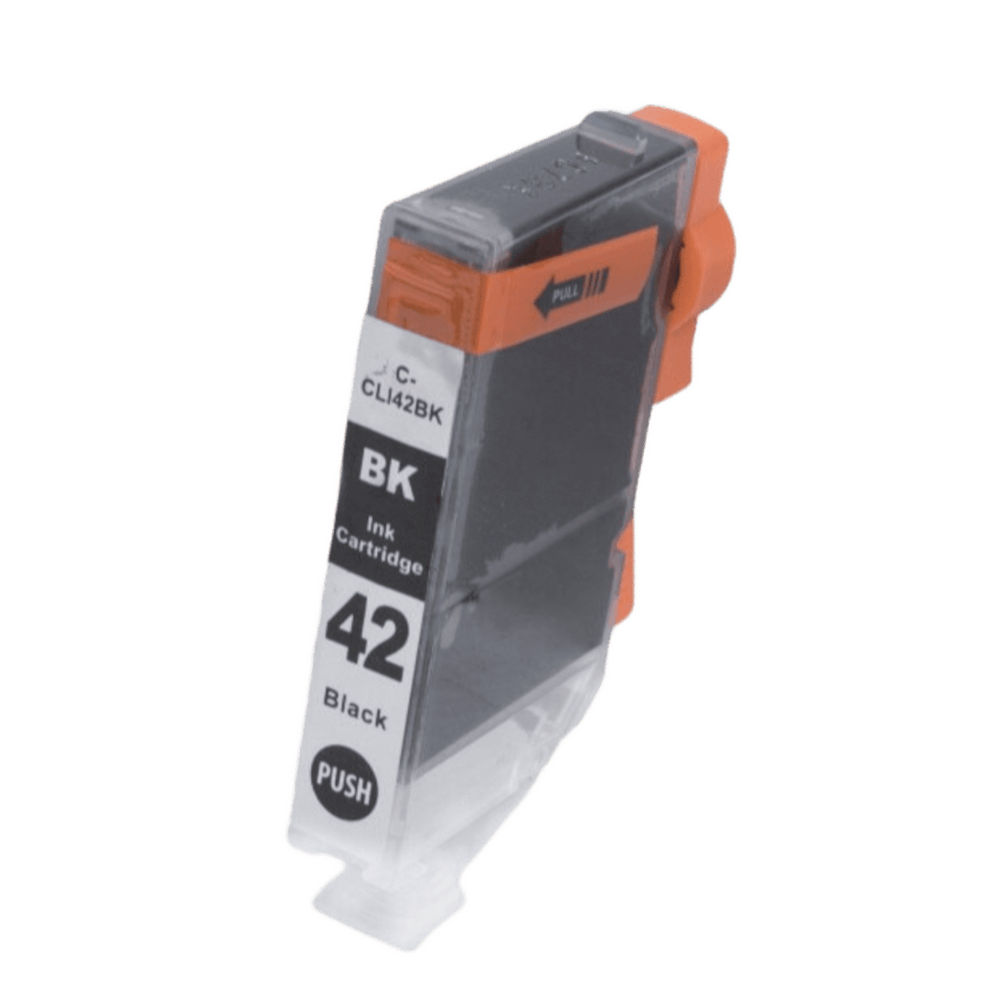 Yhteensopiva Canon CLI-42BK musta mustekasetti mustesuihkutulostimelle