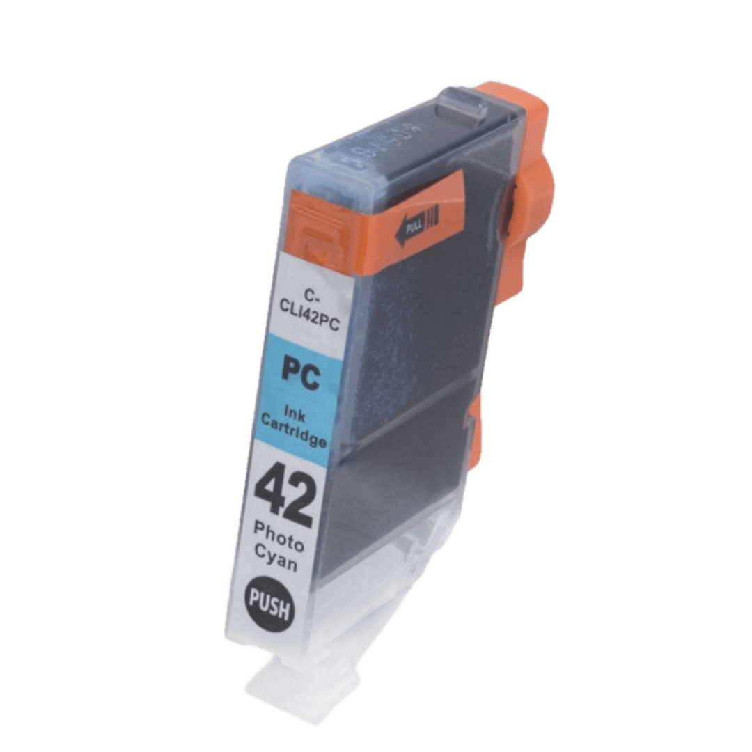 Yhteensopiva Canon CLI-42PC photosyaani mustekasetti mustesuihkutulostimelle
