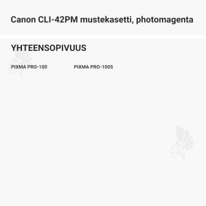 Canon CLI-42PM mustekasetti, photomagenta - Yhteensopivat tulostinmallit