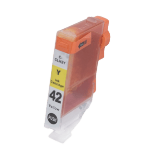 Yhteensopiva Canon CLI-42Y keltainen mustekasetti mustesuihkutulostimelle