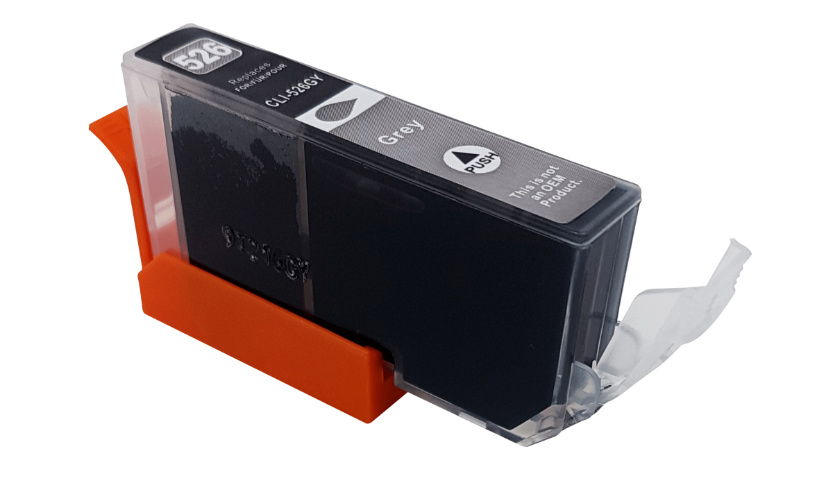 Canon CLI-526GY -mustekasetti, harmaa - tarvike, premium