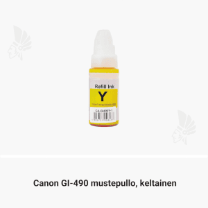 Canon GI-490 mustepullo, keltainen - Yhteensopivat tulostinmallit