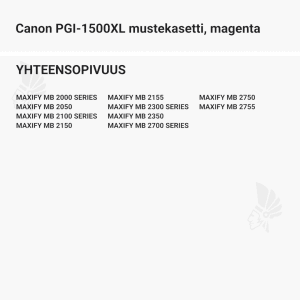 Canon PGI-1500XL mustekasetti, magenta - Yhteensopivat tulostinmallit