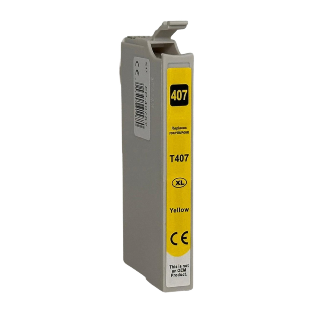 Yhteensopiva Epson 407XL keltainen mustekasetti mustesuihkutulostimelle