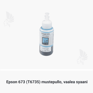 Epson 673 (T6735) mustepullo, vaalea syaani - Yhteensopivat tulostinmallit