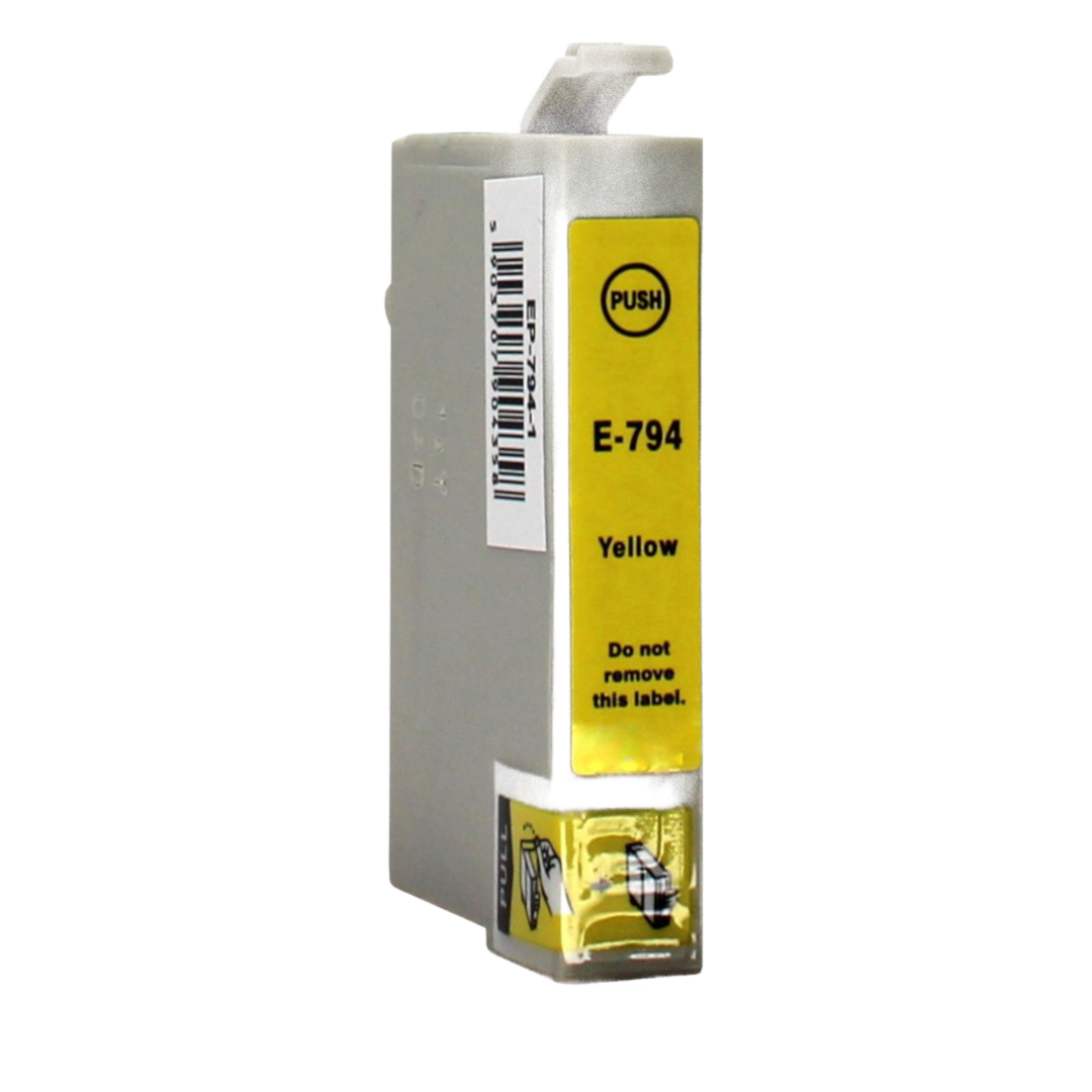 Yhteensopiva Epson T0794 keltainen mustekasetti mustesuihkutulostimelle
