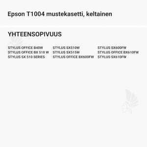 Epson T1004 mustekasetti, keltainen - Yhteensopivat tulostinmallit