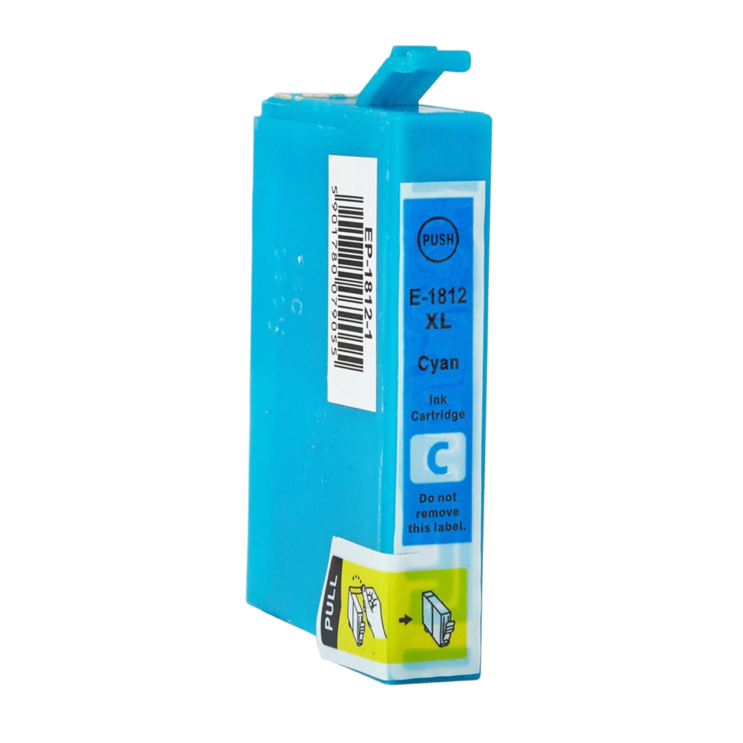 Yhteensopiva Epson T1802 syaani mustekasetti mustesuihkutulostimelle