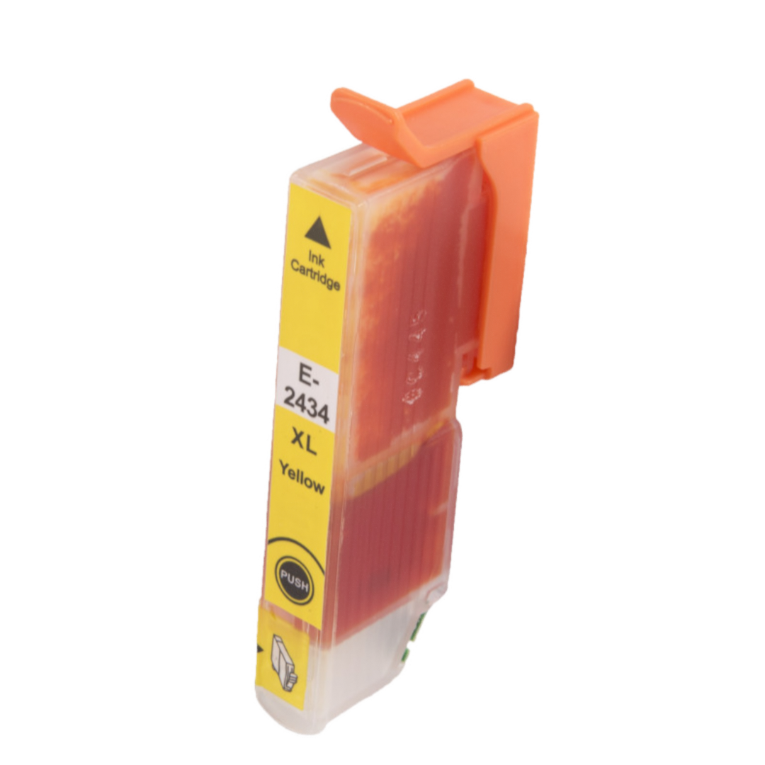 Yhteensopiva Epson T2424 keltainen mustekasetti mustesuihkutulostimelle