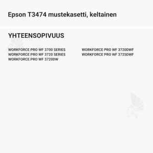 Epson T3474 mustekasetti, keltainen - Yhteensopivat tulostinmallit