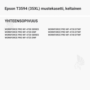 Epson T3594 (35XL) mustekasetti, keltainen - Yhteensopivat tulostinmallit