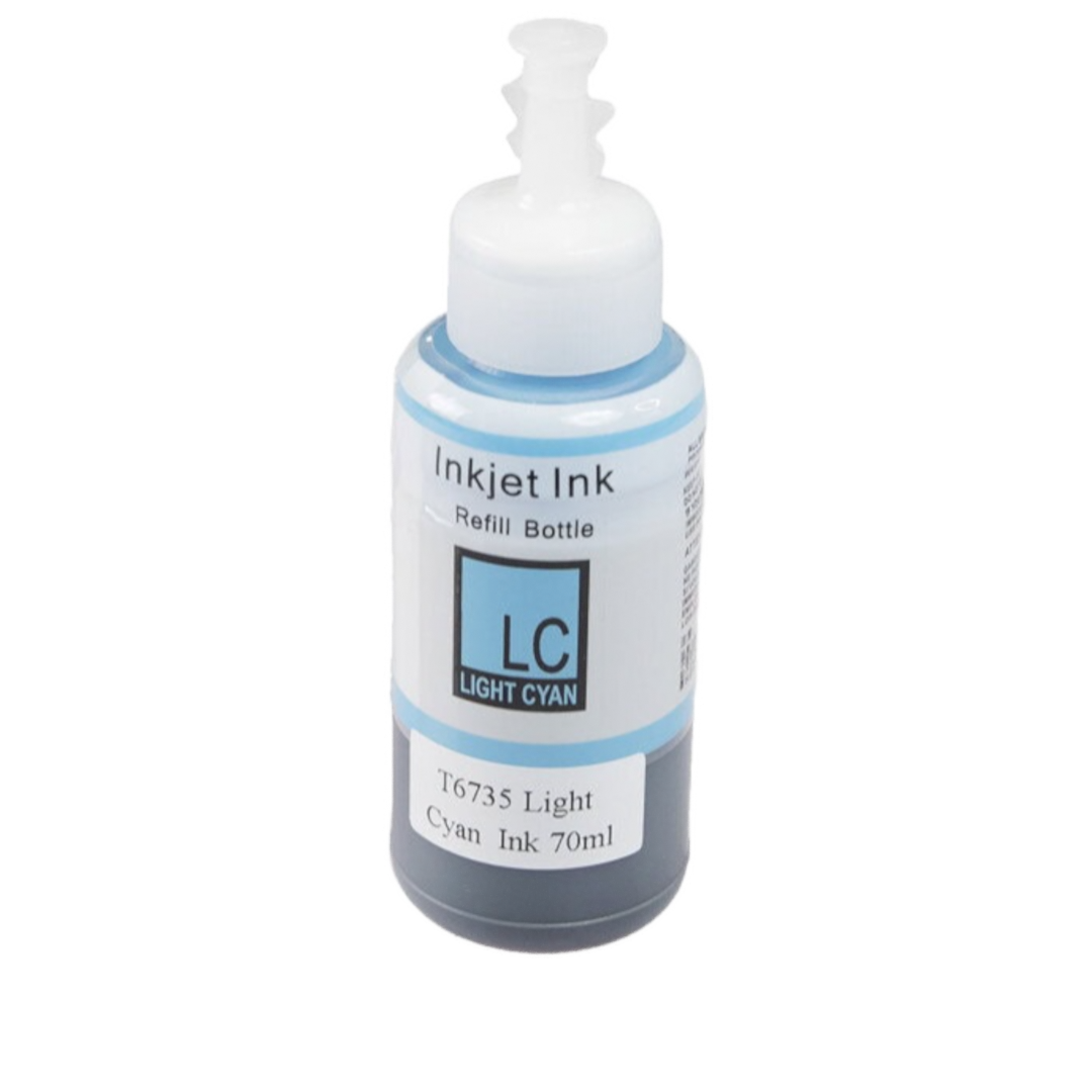 Yhteensopiva Epson 673 vaalea syaani (T6735) tulostimelle