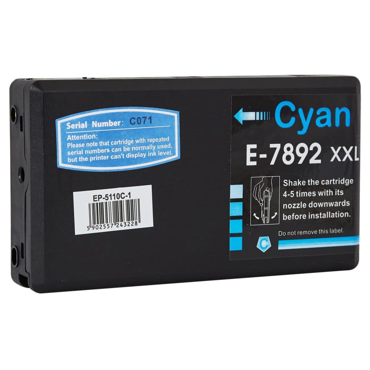 Epson T7892 -mustekasetti, syaani - tarvike, premium