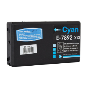 Yhteensopiva Epson T7892 syaani mustekasetti mustesuihkutulostimelle