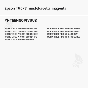 Epson T9073 mustekasetti, magenta - Yhteensopivat tulostinmallit
