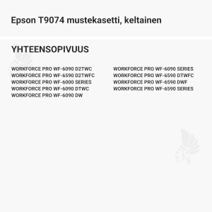 Epson T9074 mustekasetti, keltainen - Yhteensopivat tulostinmallit