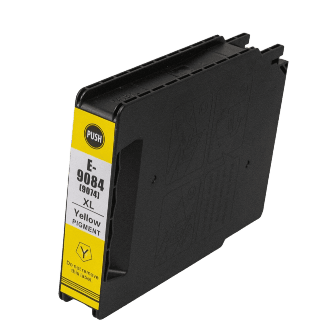 Yhteensopiva Epson T9084 keltainen mustekasetti mustesuihkutulostimelle