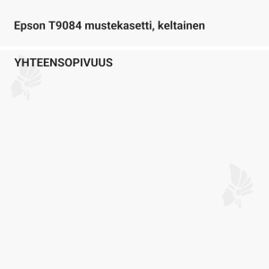 Epson T9084 mustekasetti, keltainen - Yhteensopivat tulostinmallit