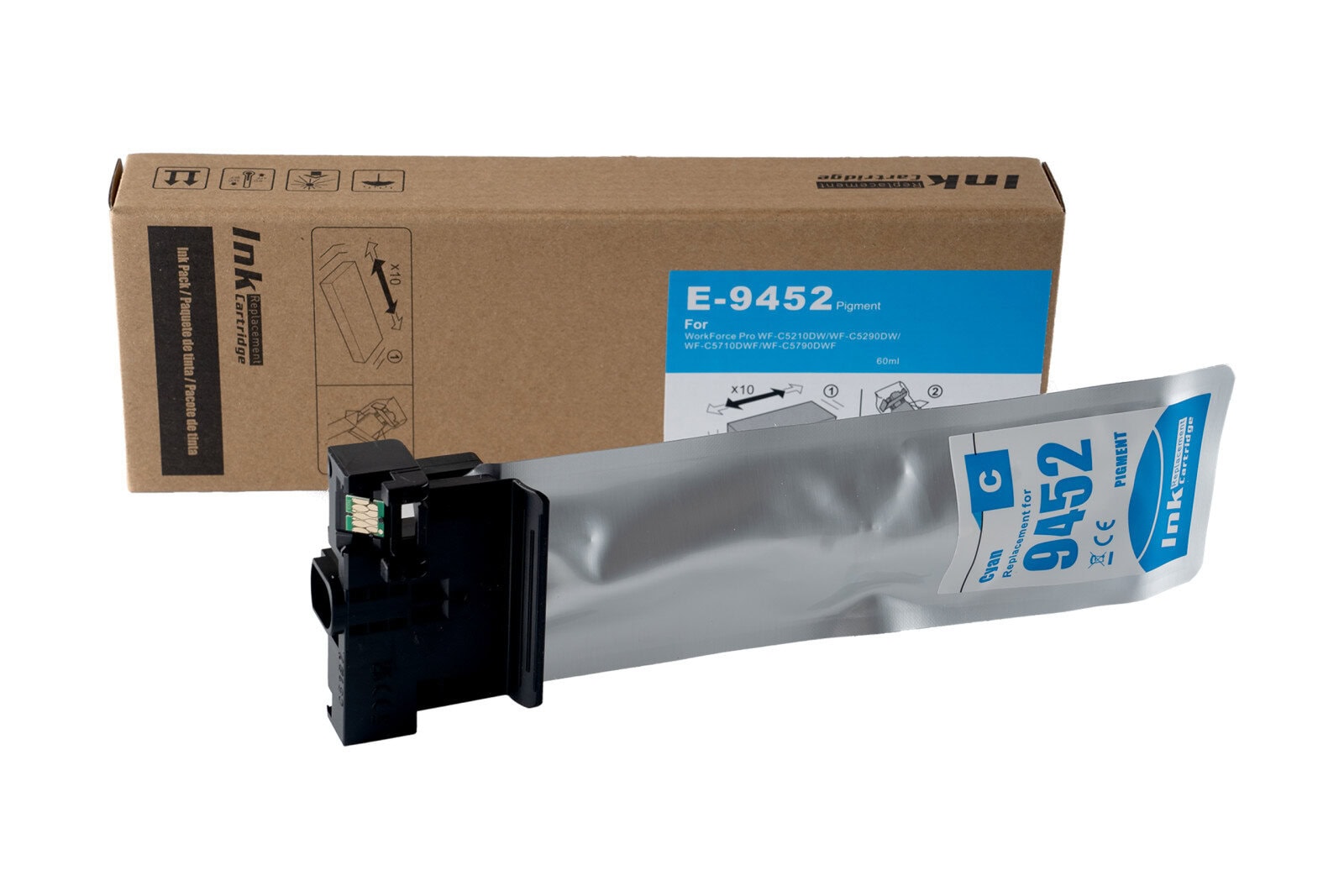 Epson T9452 mustekasetti, syaani – tarvike, premium - Yhteensopivat tulostinmallit