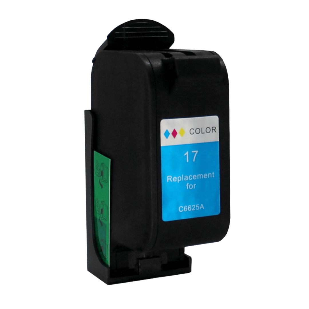 Yhteensopiva HP 17 kolmivärinen mustekasetti mustesuihkutulostimelle