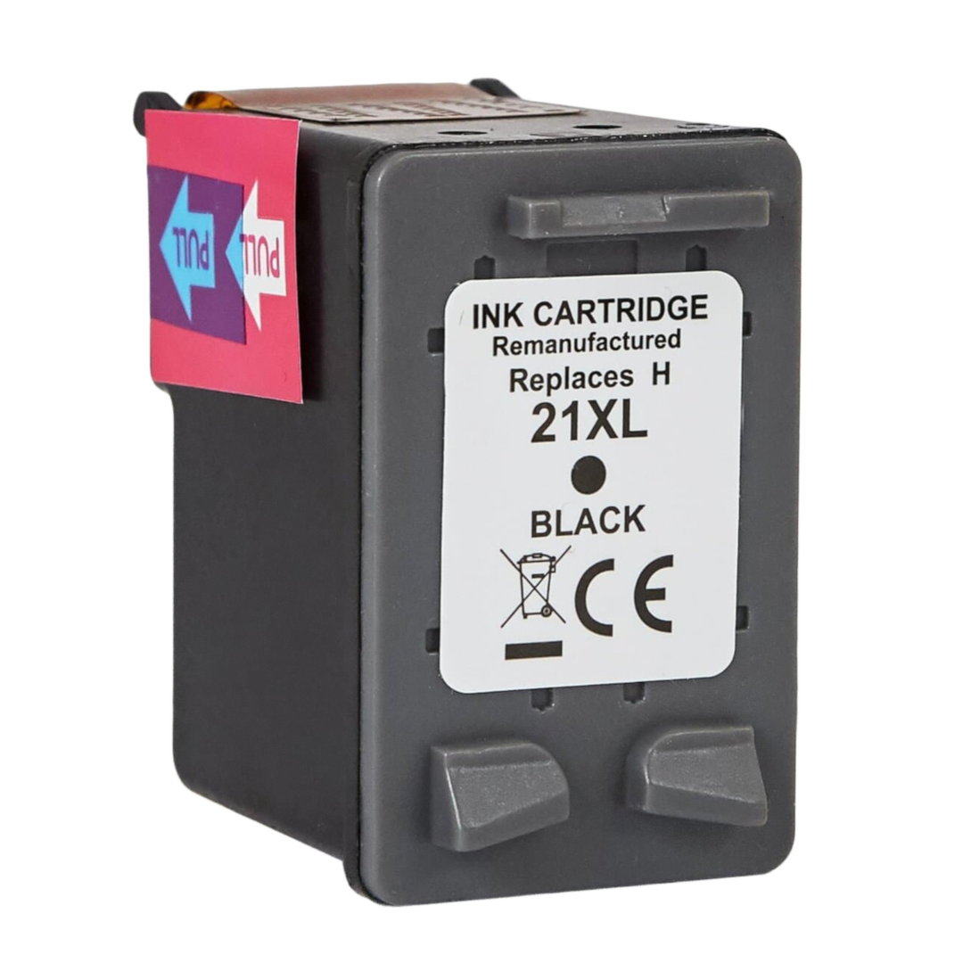 Yhteensopiva HP 21 musta mustekasetti mustesuihkutulostimelle