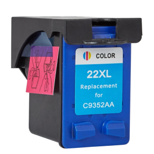 Yhteensopiva HP 22 kolmivärinen mustekasetti mustesuihkutulostimelle