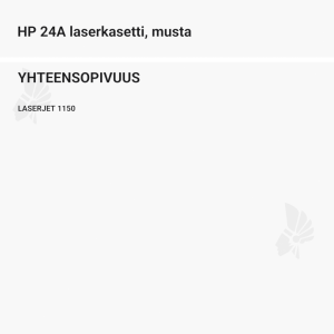 HP 24A laserkasetti, musta - Yhteensopivat tulostinmallit