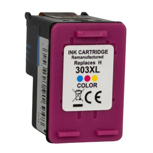 Yhteensopiva HP 303XL kolmivärinen mustekasetti mustesuihkutulostimelle