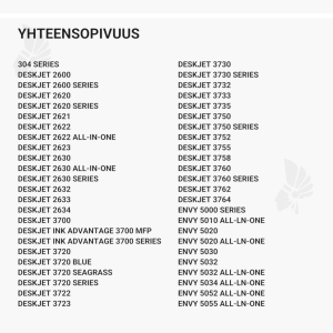 HP 304XL mustekasetti, kolmivärinen - Yhteensopivat tulostinmallit