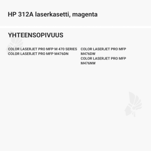 HP 312A laserkasetti, magenta - Yhteensopivat tulostinmallit