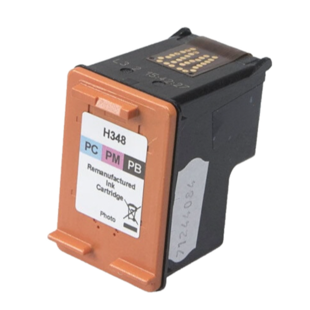 Yhteensopiva HP 348 kolmivärinen mustekasetti mustesuihkutulostimelle